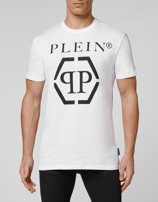 футболка  от бренда philipp plein вид слева
