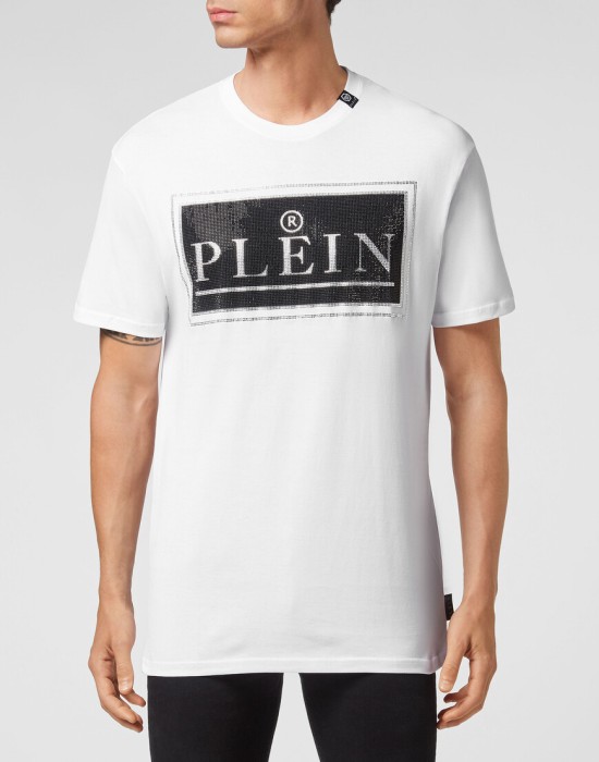футболка  от бренда philipp plein вид слева