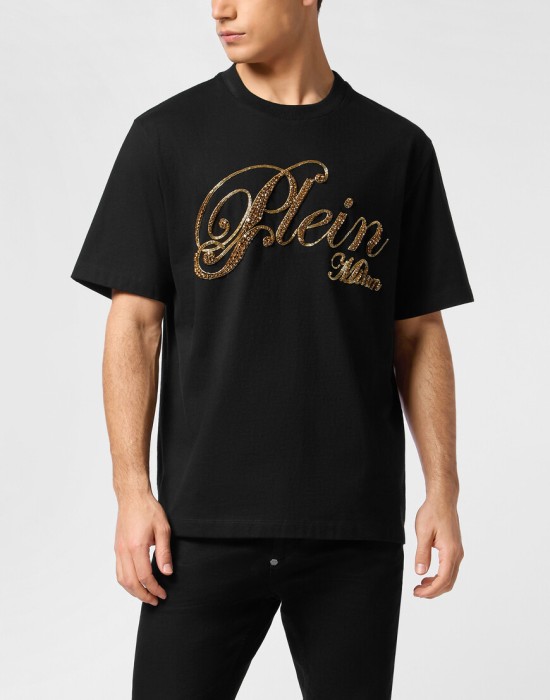 футболка  от бренда philipp plein вид слева