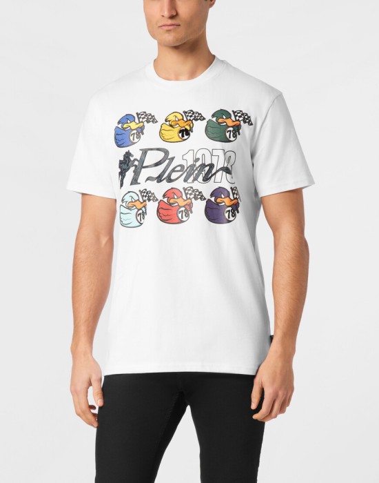 футболка  от бренда philipp plein вид слева