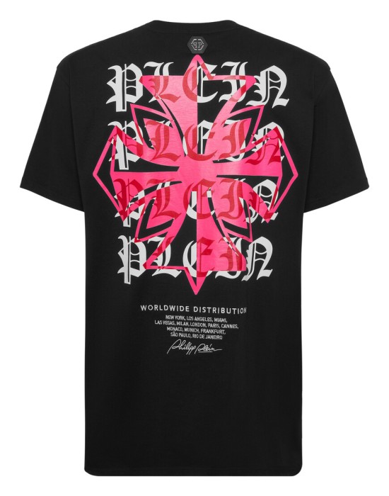 футболка  от бренда philipp plein вид слева