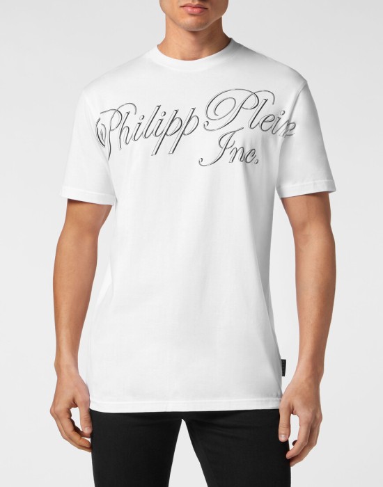 футболка  от бренда philipp plein вид слева