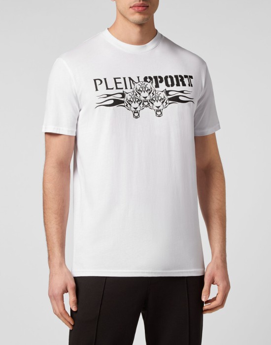 футболка  от бренда plein sport вид слева
