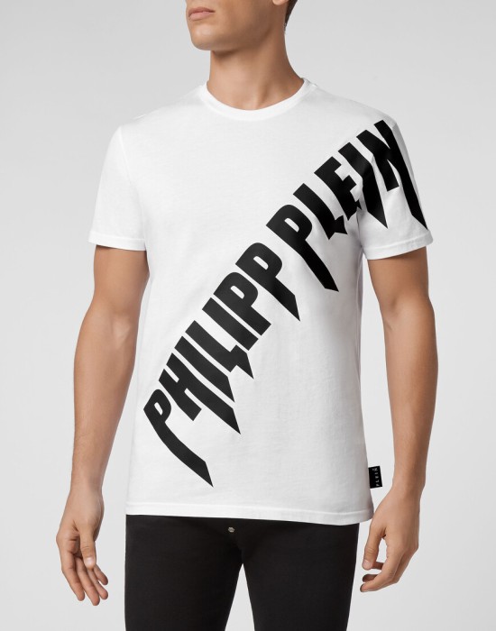 футболка  от бренда philipp plein вид слева