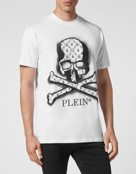 футболка от бренда philipp plein вид слева