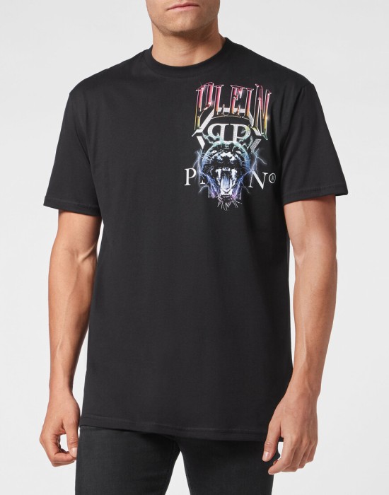 футболка от бренда philipp plein вид слева