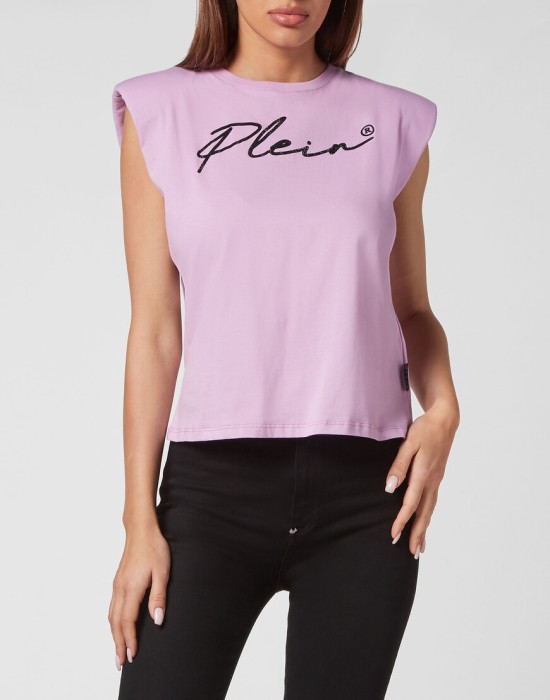 футболка от бренда philipp plein вид слева