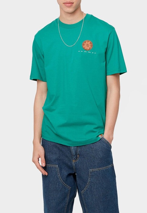 футболка  от бренда carhartt wip вид слева