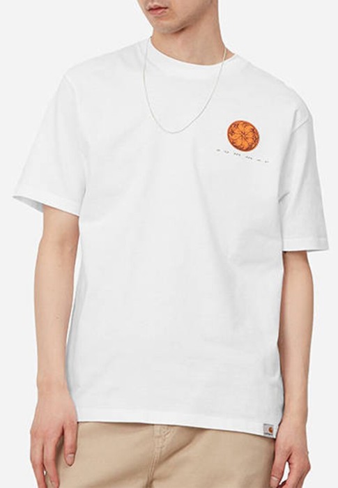футболка  от бренда carhartt wip вид слева