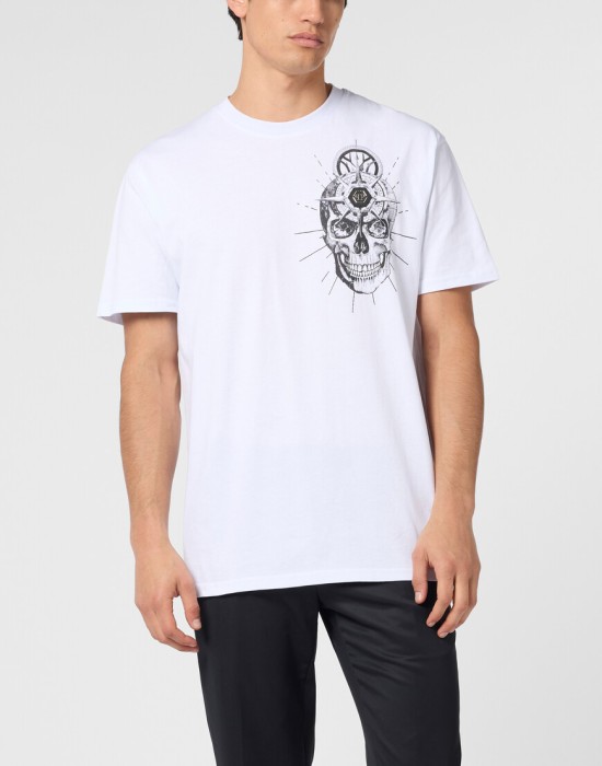 футболка от бренда philipp plein вид слева