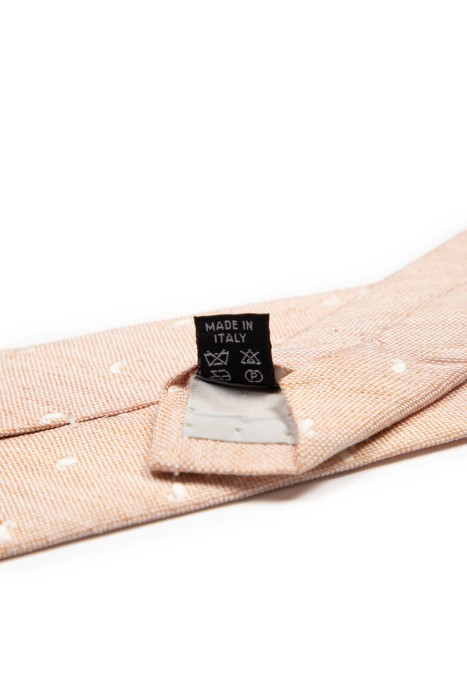 галстук  из шелка спереди