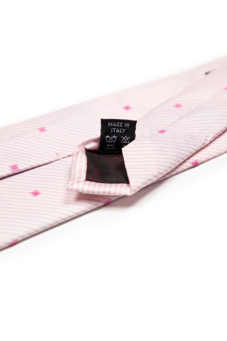 галстук  из шелка спереди