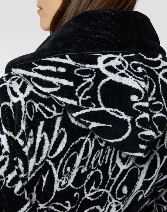 халат  универсального стиля с лицевой стороны