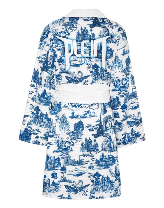 халат  от бренда philipp plein вид слева