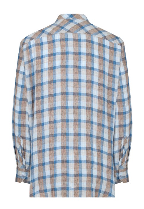 хлопковая рубашка  от бренда stefano ricci вид слева