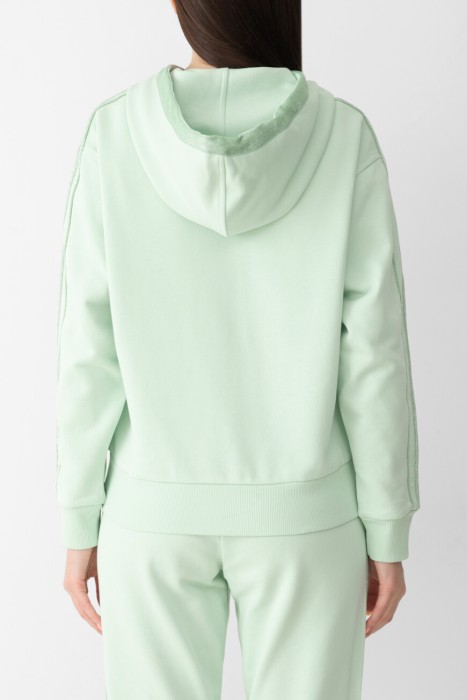 худи  модель barriera от бренда luisa spagnoli вид слева