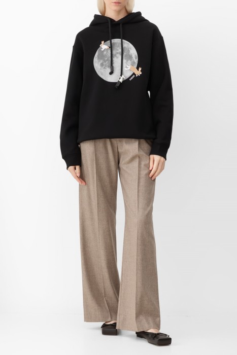 худи  из хлопка спереди