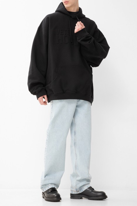 худи  из хлопка спереди