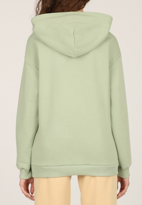 Товар зеленого цвета с внутренней стороны