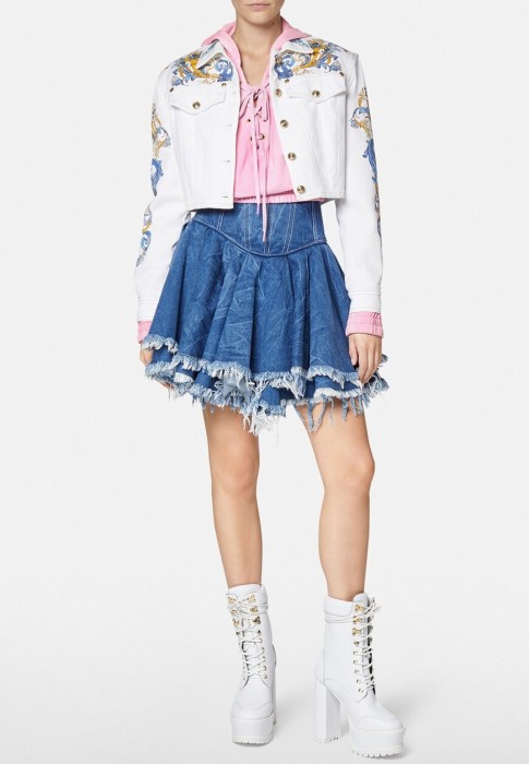 худи  от бренда versace jeans couture вид слева