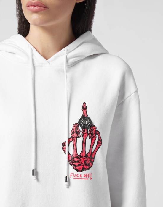 худи  универсального стиля с лицевой стороны