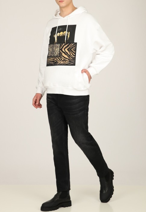 худи  от бренда roberto cavalli вид слева