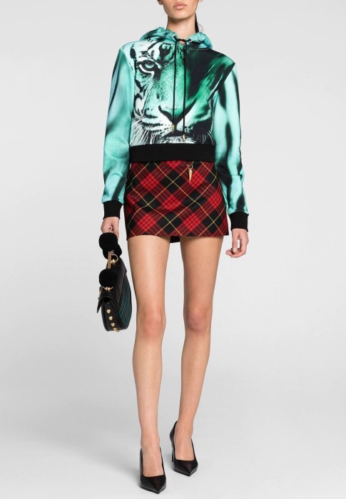 худи  от бренда roberto cavalli вид слева