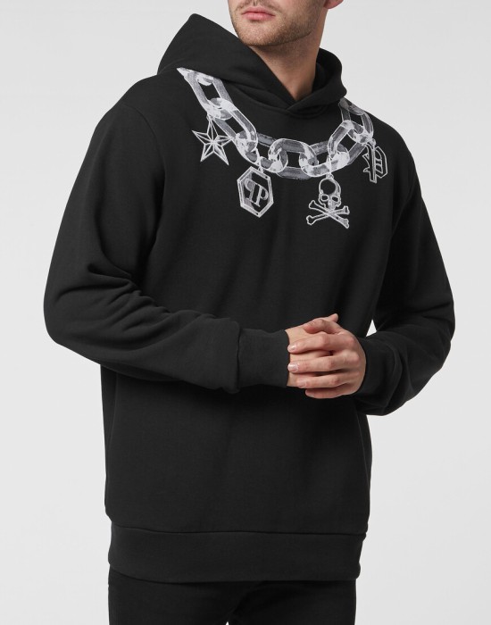 худи  от бренда philipp plein вид слева