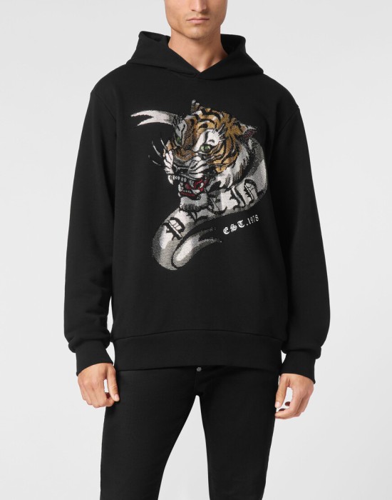худи  от бренда philipp plein вид слева