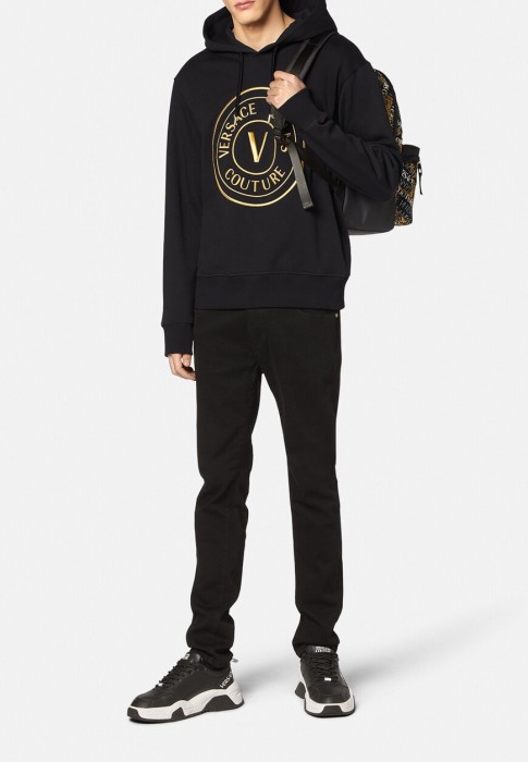 худи  от бренда versace jeans couture вид слева
