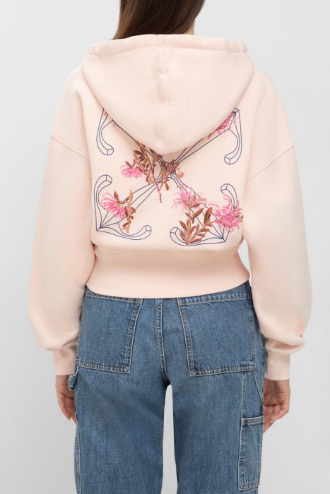 худи  от бренда off-white вид слева