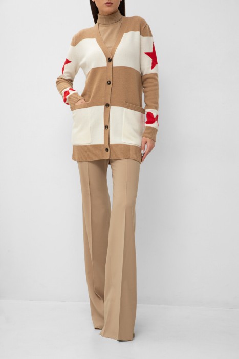 кардиган maxmara из шерсти спереди