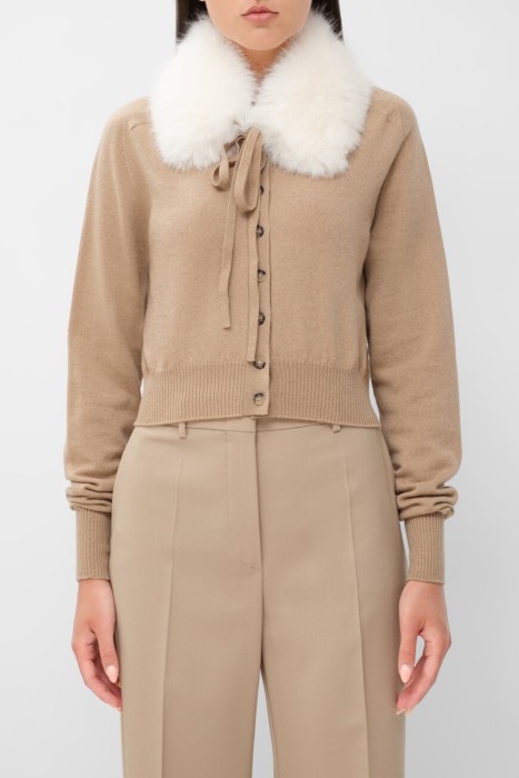 кардиган maxmara из шерсти спереди