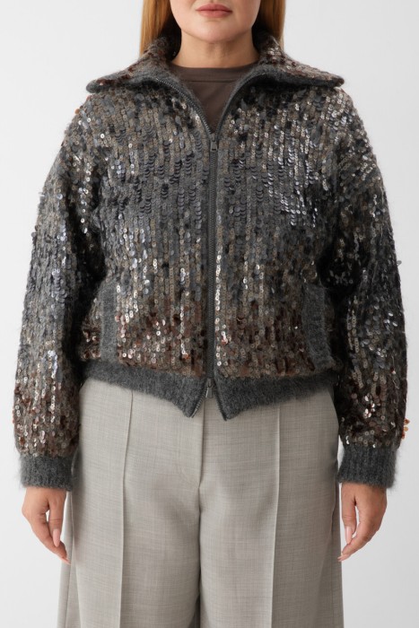 кардиган  модель dazzling dégradé embroidery M1U375916P C9144 фотография