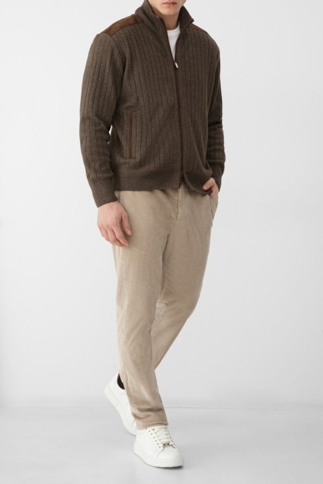 кардиган  из шерсти спереди