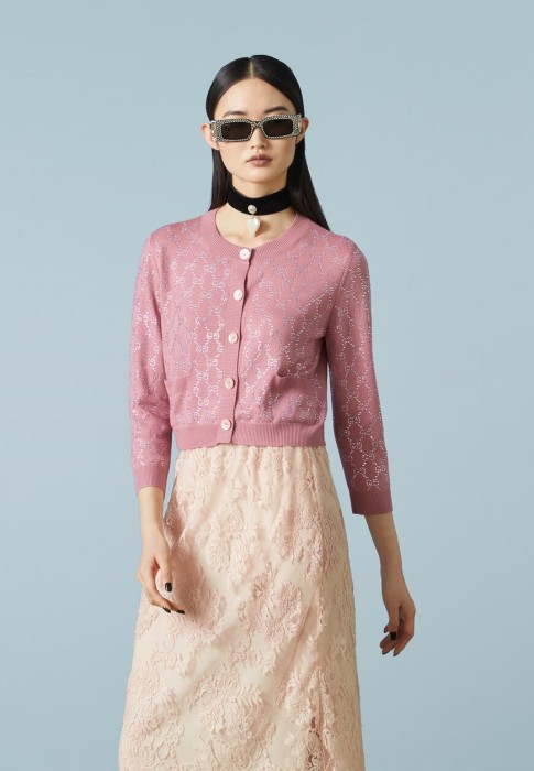 кардиган  из италии вид сбоку