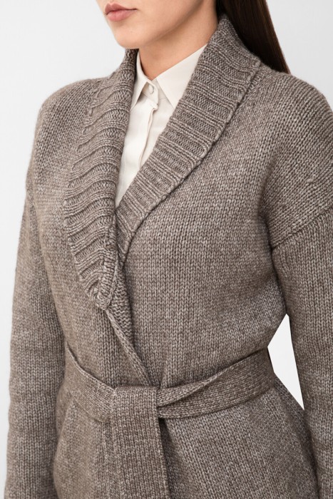 кардиган  из италии вид сбоку