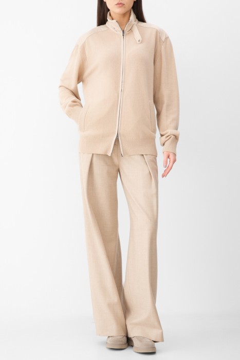 кардиган  из льна спереди