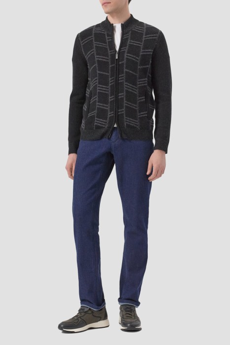 кардиган  из италии вид сбоку