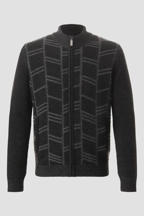 кардиган  из шерсти спереди