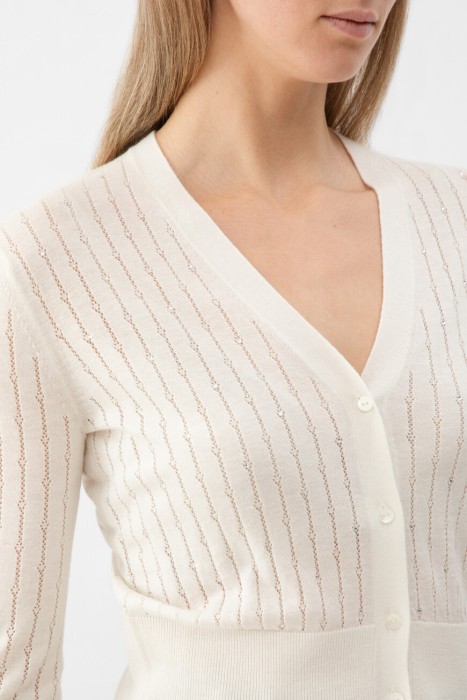 кардиган  из италии вид сбоку