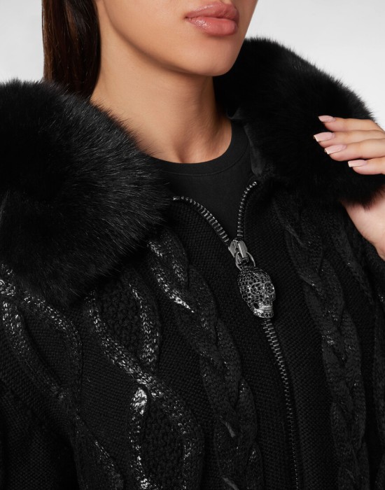 кардиган  из америки вид сбоку