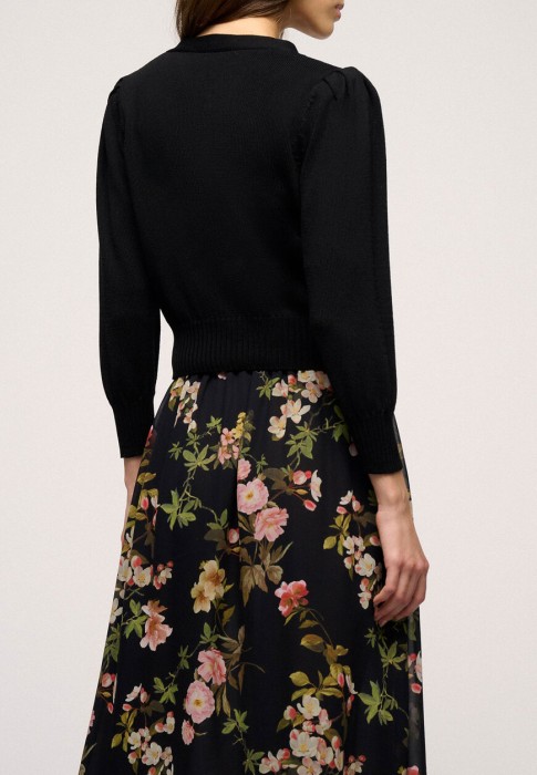 кардиган  из италии вид сбоку