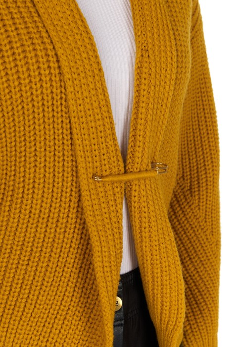 кардиган  универсального стиля с лицевой стороны