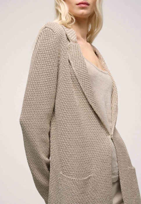 кардиган  из проверенных материалов спереди