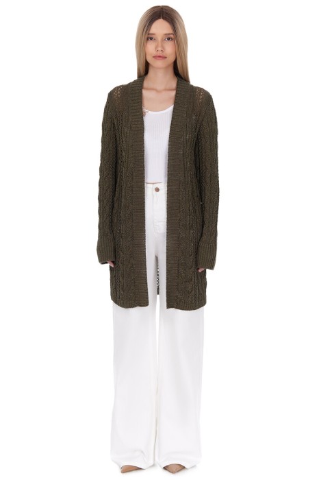 кардиган  из италии вид сбоку