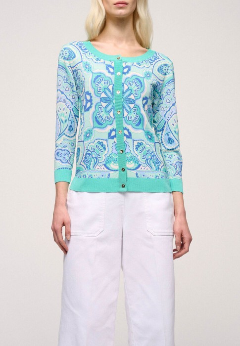 кардиган  от бренда luisa spagnoli вид слева