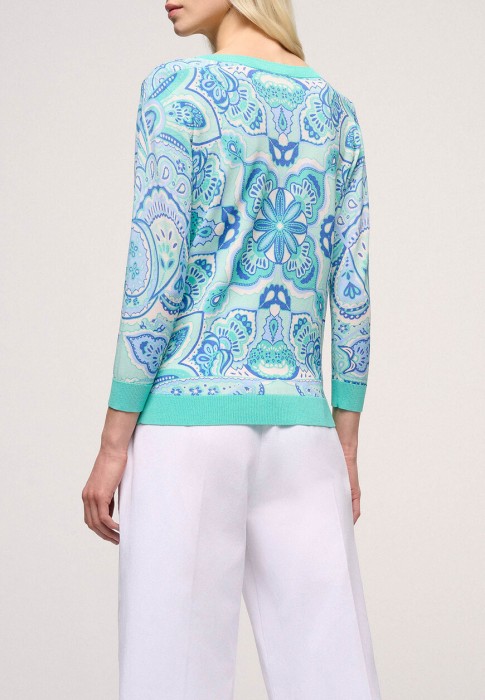 кардиган  из италии вид сбоку