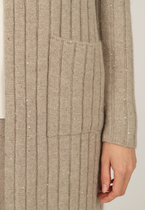 кардиган  из проверенных материалов спереди