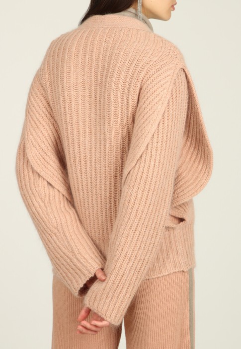 кардиган  из италии вид сбоку